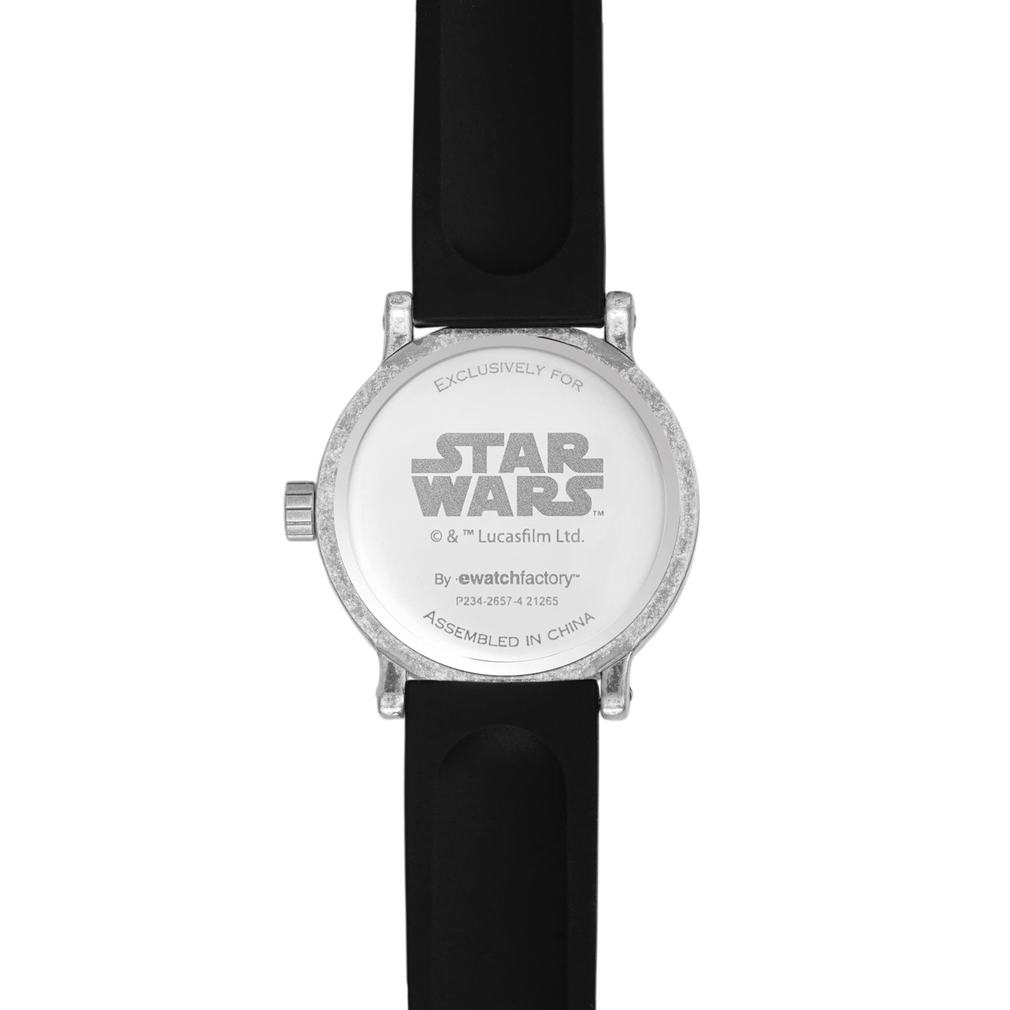 Star Wars Adult Vintage Analog Quartz Watch, Grey/Black/Black