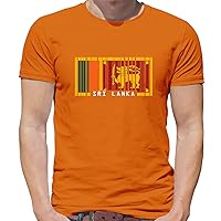 Sri Lanka Barcode Style Flag - Mens Premium Cotton T-Shirt