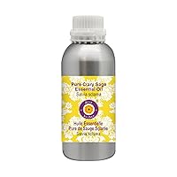 Deve Herbes Pure Clary Sage Essential Oil (Salvia sclarea) Steam Distilled 1250ml (42 oz)