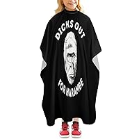 Dicks Out for Harambe Mini Haircut Capes Salon Cape for Women Men Water Resistant Hairdresser Styling Cape Hair Stylist Gown