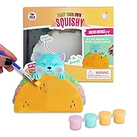 Paint Your Own Squishies Kit Sensory Toys Squishy Painting Kit Stress  Relief Squishies for Girl Kids Age 4 6 8 10 Slow Rising Squeeze 