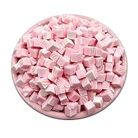 NIANTU1124 100g 5mm Polymer Hot Clay Sprinkles Colorful Candy for DIY Crafts Tiny Cute Plastic klei Accessories Scrapbook Phone Decor Gift (Color : Pink)