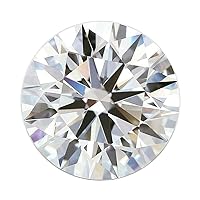 LOTUSMAPLE 0.1CT - 7CT G color FL moissanite diamond round brilliant 3EX cut lab synthetic stone test positive each one equal to 0.5CT or more give a free corresponding GRA certificate paper work