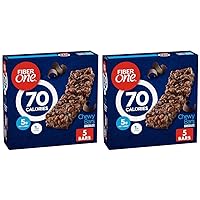Fiber One 70 Calorie Chewy Snack Bars, Chocolate, 5 ct (Pack of 2)