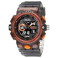 New Sport Watch for Man Dual Time Watch for Men Shock Resistant LED Digital Watch Military 8081 Quality Mens Sports Watches
