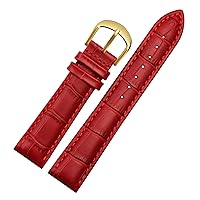 For brand Watch Bracelet Belt Woman Watchbands Genuine Leather Strap Watch Band 10 12 14 16 18 20 22mm Multicolor Watch Bands