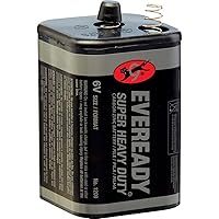 Eveready 1209 6 Volt Super Heavy Duty Lantern Battery Each