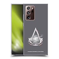Head Case Designs Officially Licensed Assassin's Creed Light Logo Soft Gel Case Compatible with Galaxy Note20 Ultra / 5G