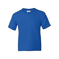 5.5 oz, 50/50 T-Shirt (G800B) Royal Blue, M (Pack of 12)