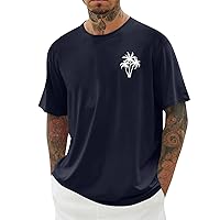 Oversized Lounging Short Sleeve Men's T-Shirt Summer Loose Graphic Crew Neck Large Sizes T-Shirts