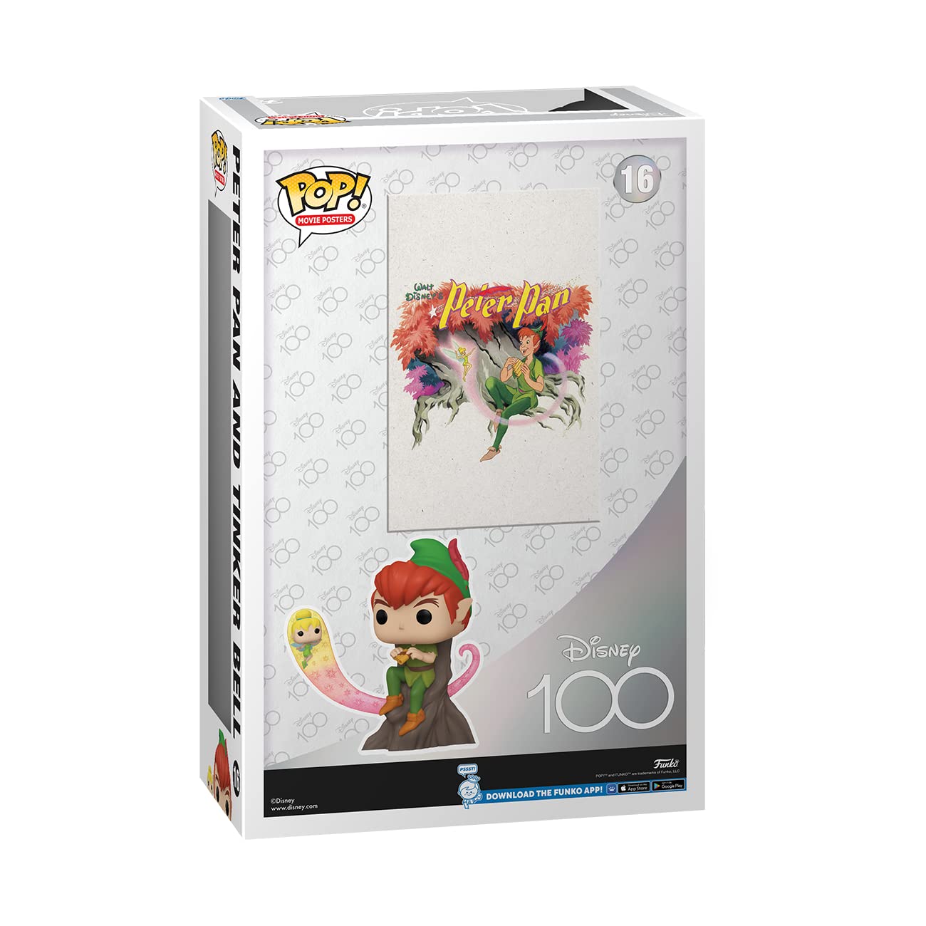 Funko Pop! Movie Poster: Disney 100 - Peter Pan, Peter Pan and Tinker Bell