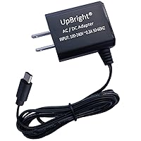 UpBright 5V AC/DC Adapter Compatible with Monster Sparkle MS22119 80W Powerful Sound Hight Loud Bluetooth Colorful Portable Wireless Outdoor Waterproof Party Speaker USB-C Power Supply Battery Charger
