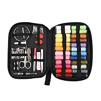Handmade Sewing Combination Set 90 Piece Set with 24 Color Sewing Tools Handheld Needle and Thread Bag
