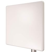 Tupavco TP544 WiFi Panel Antenna (5GHz) (22dBi) Outdoor Directional (4900-5850 MHz) Wireless Network Signal (Pole Mast Mount) Weatherproof High-Gain Long Distance Range (N-Female Connector)