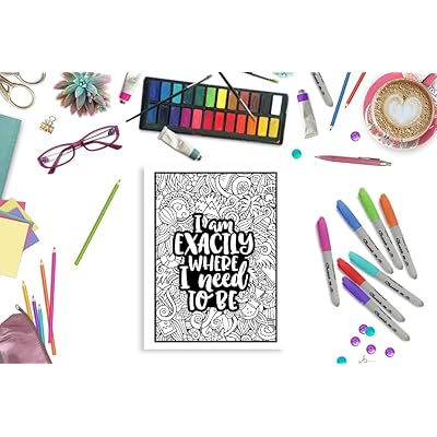 Mindfulness Coloring Book for Teens & Adults