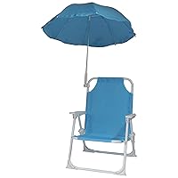 Redmon Beach Baby Umbrella Chair, Blue 10.5D x 15W x 37H Inch