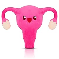 Uterus Plush Toy - Funny Stuffed Organ for Women, Anatomy Educational Gift & Party Decor (Uterus Style)