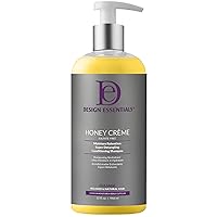 Design Essentials Honey Creme Moisture Retention Super Detangling Conditioning Shampoo, White, 32 Fl Oz (Pack of 1)