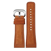 Genuine Leather Strap for sevenfriday Watch Band Q203 M203 P1 P2 S2 M2 Q2 03 01 02 Brown Blue 28mm Cowhide Watch Strap (Color : Brown-Silver, Size : 28mm)