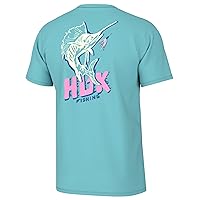 HUK Men's Fishing Graphic Tee, Performance Short Sleeve, Quick-Dry