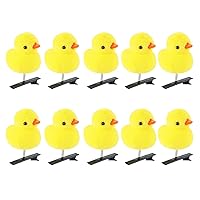 (10 Units) Duck Hair Clips, MOMOJIA Duck Hairpin Unique Duck Hair Clips Cute For Kids And Adults School Home Party