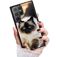 for Samsung S23 Ultra, for Samsung Galaxy S23 Ultra, Durable Protective Soft Back Case Phone Cover, HOT12918 Himalayan Cat