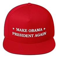 Make Obama President Again Hat (Flat Bill)