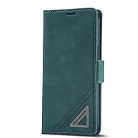 Magnetic Buckle Flip Wallet Leather Phone Case For Samsung Galaxy A52 A32 A22 A14 A12 A70 S A50 5G 4G Back Cover, Full Protection Stand Business Bumper with Card Holder(Green,A52 4G/5G/A52S 5G)