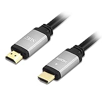 SIIG Ultra High Speed HDMI Cable - 12ft, HDMI 2.1 Cable, Supports high Resolution up to 8K@60Hz, 48Gbps, HDCP 2.2, Dynamic HDR, eARC, Gold Plated, Aluminum Housing (CB-H21011-S1)