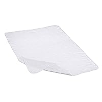 American Baby Company Waterproof Flat Reusable Multi-use Pad Protector, Quilt-Like Multi-use Protective Mattress Pad Cover for Babies, Adults and Pets, White, 27