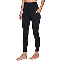 RBX Women's Full Length Fashion Workout Legging with Ruched Side, High Waisted Squat Proof Yoga Leggings with Pockets