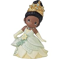 Precious Moments Princess Tiana Figurine | Disney Happily Ever After Tiana Bisque Porcelain Figurine | Collectible Disney Decor | Princess and The Frog