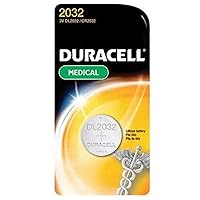 Duracell DL-2032BK1 Long-Life Lithium Button Cell Battery 20 Pack Bundle