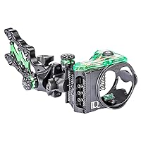 Micro 5-pin Bowsight -New for 2021- All-aluminum, Patented Retina Lock Alignment Technology, Enhanced Fiber Optic Containment, Tool-free Adjustment, Available in Right & Left Hand