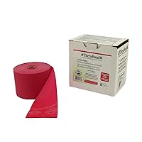 THERABAND Resistance Band 50 Yard Roll, Medium Red Non-Latex Professional Elastic Bands For Upper & Lower Body Exercise, Physical Therapy, Pilates, & Rehab, Dispenser Box, Beginner Level 3