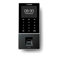 TM–828 SC Employee Time Clock with Fingerprint Sensor, Pairs with Contactless Access Cards, RFID Badge, PIN, 2000 Users, Clocking, Timesheets, Wi-Fi, App for iOS/Android, 3-Year Warranty
