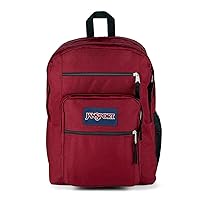 JanSport Laptop Backpack - Computer Bag with 2 Compartments, Ergonomic Shoulder Straps, 15” Laptop Sleeve, Haul Handle - Book Rucksack - Russet Red