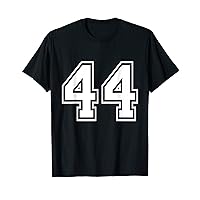 Number 44 Varsity Sports Team Jersey 44th Birthday 44 Years T-Shirt