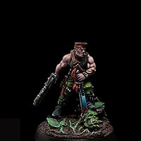 Sly Marbo Astra Militarum Painted Action Figure Warhammer 40k | Art Level