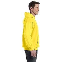 Hanes P170 Mens EcoSmart Hooded Sweatshirt 3XL 1 Deep Red + 1 Yellow