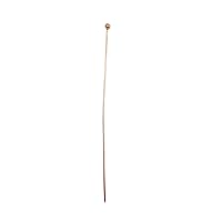 Rose Gold Overlay 22 Gauge A Wonderfully Simple and Useful Head Pin with a Ball Tip HPRG-114-2