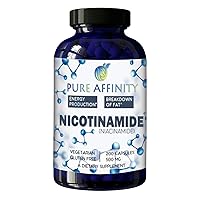200 Count! B3 Nicotinamide 500 mg Effective Flush-Free Niacin. Energy Booster, Cell Regenerator, Supports Cognitive Decline, Anti-Aging and Helps Breaks Down Carbs & Fats (200 Ct)
