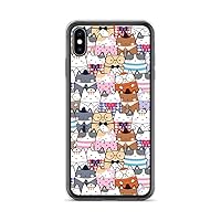 iPhone X/XS Case Kawaii Cat Clear Cute & Funny Cat Pattern Bumper Protective Case for Apple iPhone X/XS Flexible TPU Silicone Shockproof Pet Kitty Cats Cover