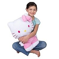 Kids Bedding Super Soft Plush,Polyester Cuddle Pillow Buddy, One Size, Hello Kitty