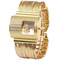 Fashion Luxury Ladies Wrist Watches Gold Steel Strap Waterproof Women's Bracelet Watch