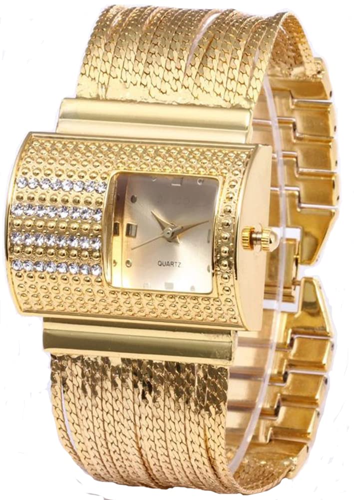 BESTKANG Fashion Luxury Ladies Wrist Watches Gold Steel Strap Waterproof Women's Bracelet Watch