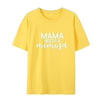 Mama Needs A Mimosa Funny Mom T-Shirt