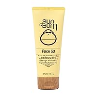 Original SPF 50 Sunscreen Face Lotion | Vegan and Hawaii 104 Reef Act Compliant (Octinoxate & Oxybenzone Free) Broad Spectrum Fragrance-Free Moisturizing UVA/UVB, with Vitamin E|3oz