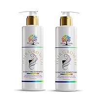 Combo Set - Hair Growth Hydrating Shampoo and Conditioner | Biotin and Argan Oil Infused for 3X Faster Hair Growth | Luxury Hair Care Hair Repair and Hair ReGrowth Kit (Set of 2)