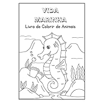 Colorir para Aprender: Vida no Oceano (Portuguese Edition)